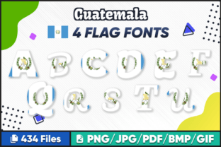 Guatemala Font Gráfico Manualidades Por fromporto 1