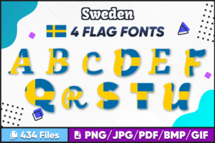 Sweden Font Graphic Crafts By fromporto 1