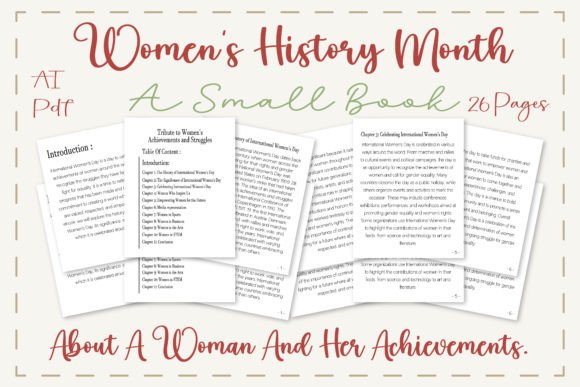 Women's History Month Graphic KDP Interiors By MA-DA
