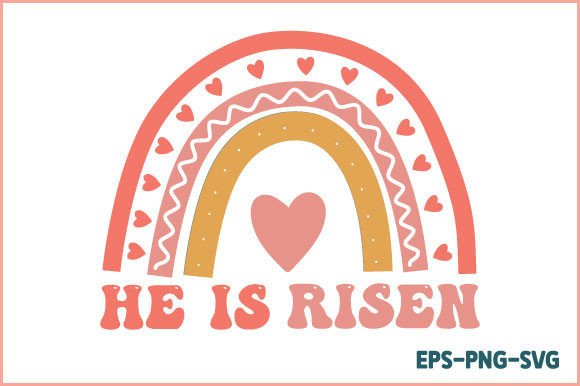 He is Risen - Retro Easter SVG Graphic Crafts By Creative Art