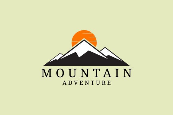 Mountain Logo Afbeelding Crafts Door Manlogs Studio