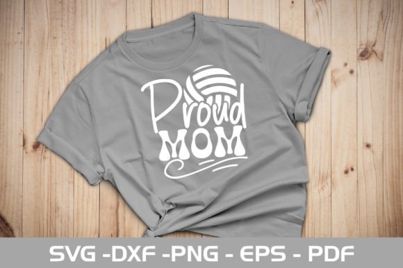 Proud Mom SVG Design Graphic Crafts By svgwow760