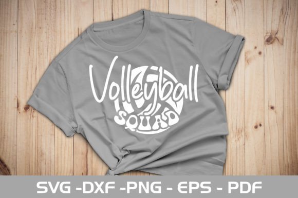 Volleyball Squad SVG Design Graphic Crafts By svgwow760