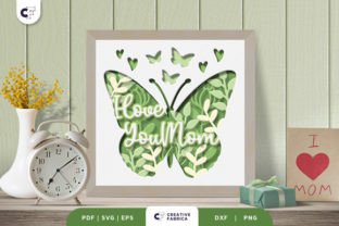 I Love You Mom 3D Shadow Box SVG Holidays 3D SVG Craft By 3D SVG Crafts 1