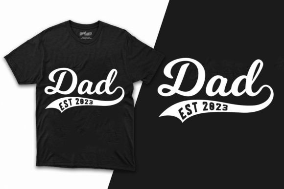 Dad Est 2022 Grafik T-shirt Designs Von CraftStudio99