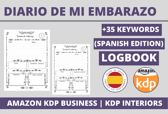 Diario De Mi Embarazo Keywords Spagnolo Graphic KDP Keywords By B - TXO ⭐⭐⭐⭐⭐ (9897)