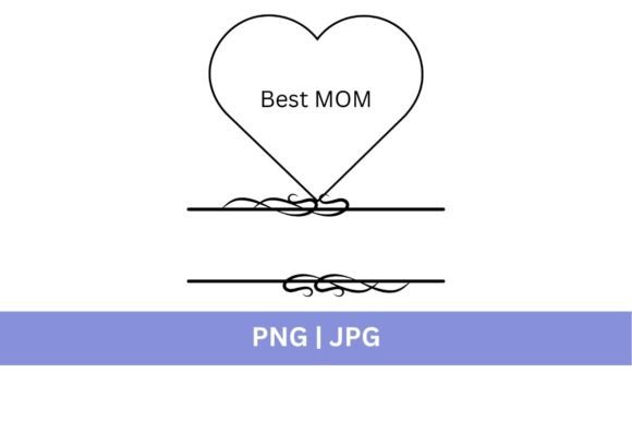 Mothers Day Monogram Design Afbeelding T-shirt Designs Door Realtor Templates
