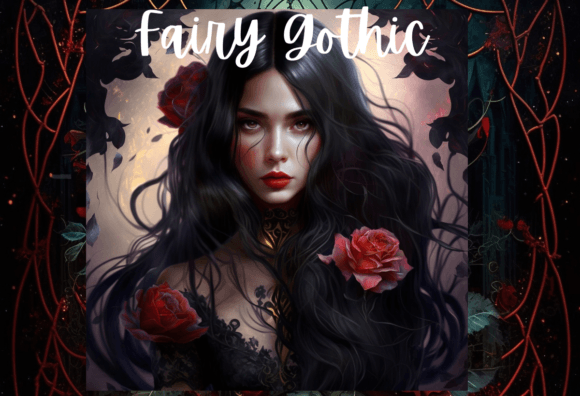 Gothic Fairy Jpg Illustration Grafik Druckbare Illustrationen Von Agnesagraphic