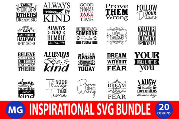 Inspirational Bundle Graphic Crafts By Graphics Hunt