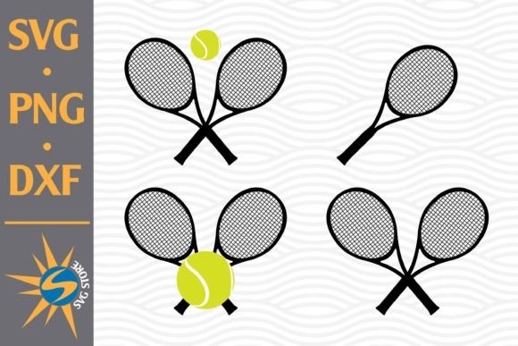 Tennis Racket Graphic Crafts By SVGStoreShop