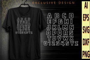 Alphabet Rhinestone Design Illustration Designs de T-shirts Par TRANSFORM20 2