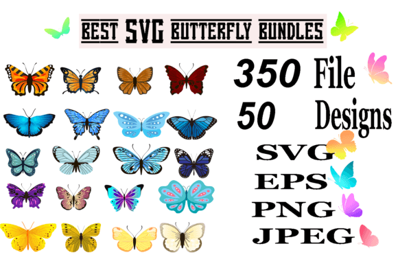 Best SVG Butterfly Bundles 1 Graphic Crafts By M S for Digital Products