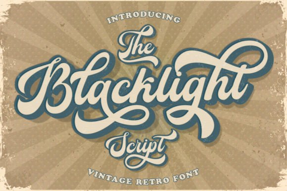 Blacklight Script Script & Handwritten Font By HKL Studio