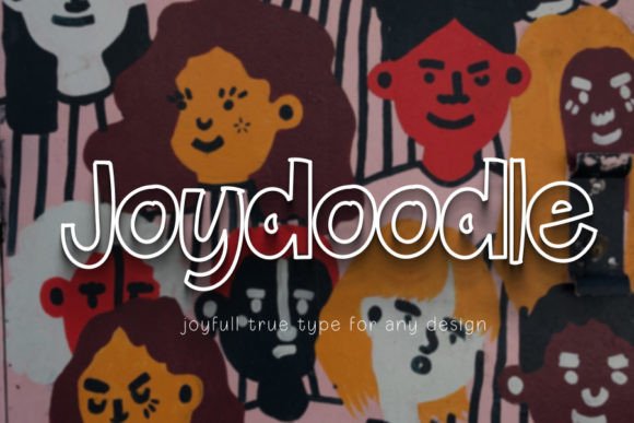 Joydoodle Display Font By Creassion Studio