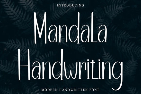 Mandala Handwriting Script & Handwritten Font By Inermedia STUDIO