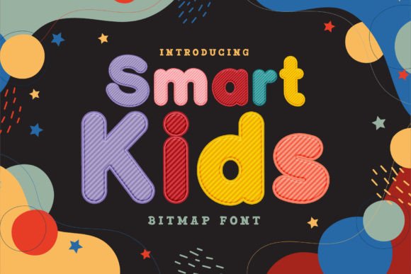 Smart Kids Color Fonts Font By Fox7
