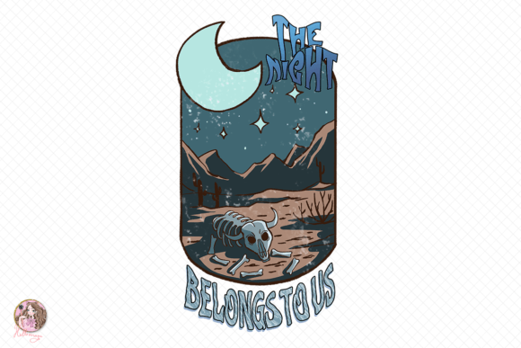 The Night Belongs to Us Sublimation Graphic Crafts By Hello Magic