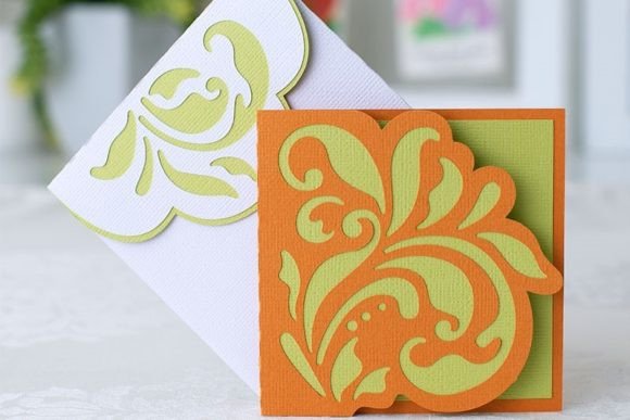 Floral Note Card Spring 3D SVG Craft By Dreaming Tree