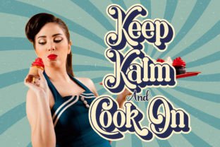 Back to Vintage Display Font By keng graphic 6