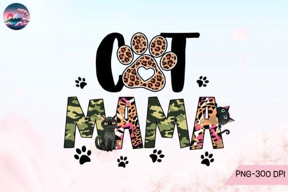 Cat Mama Png Graphic Crafts By Cherry Blossom