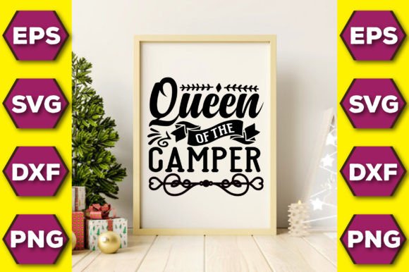 Queen of the Camper Graphic Crafts By Design_Squad