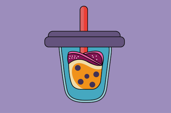 Ice Cream Vector-Food Icon Illustration Illustrations Imprimables Par GRAPHICWIZARD