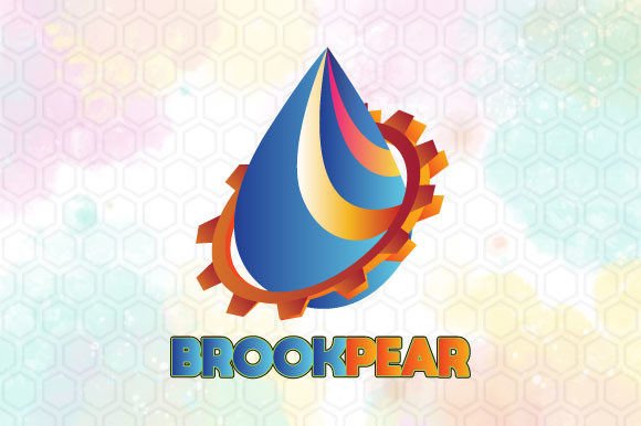 Brookpear Logo Clipart Graphic Illustrations By LR ART