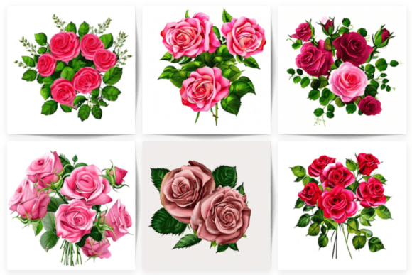 Flowers Graphic AI Graphics By Hassas Arts