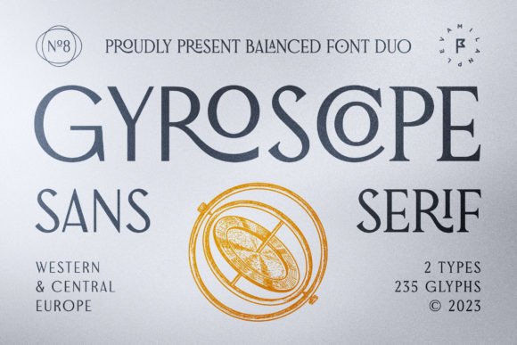 Gyroscope Sans Serif Font By milan.pleva24