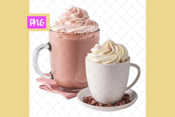 Hot Cocoa Drinks Graphic Food & Drinks By Creative Kim Designs