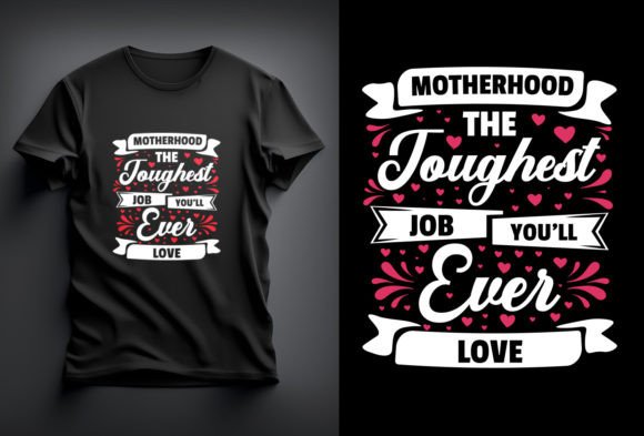 Mother T-shirt Design, Mom T-shirt Grafik T-shirt Designs Von amazinart