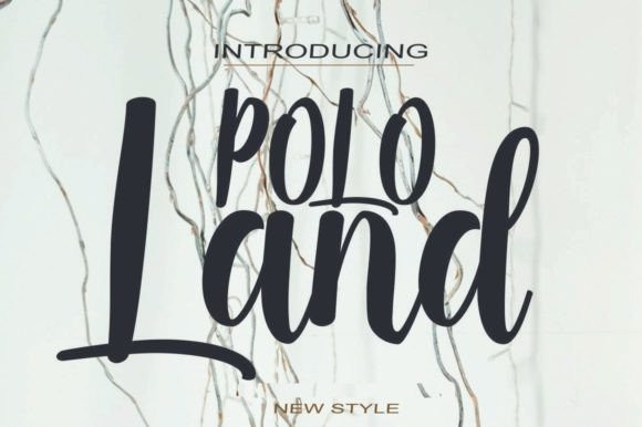Polo Land Script & Handwritten Font By Rama Type