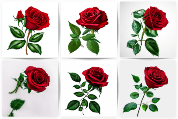 Rose Flower Beautiful Images Graphic AI Graphics By Hassas Arts