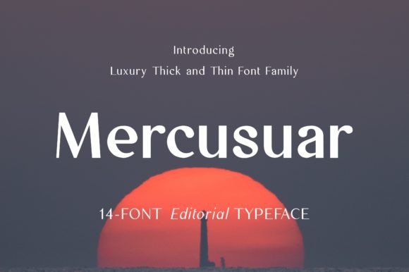 Mercusuar Sans Serif Font By IntuisiCreative