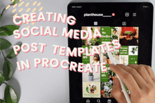 Creating Social Media Post Templates in Procreate Classes By Bryan Cngan