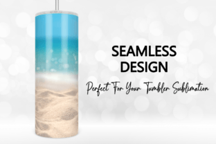 20Oz Summer Sand Beach Tumbler Wrap Graphic Crafts By Sunshine Design 2