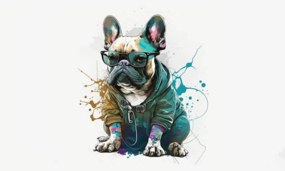 French Bulldog Digital Art Grafik KI-generiert Von Poster Boutique