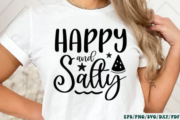 Happy and Salty Svg Graphic Crafts By Designer302