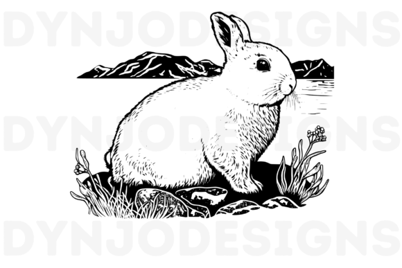 Hare Png Svg Clipart Vector Illustration Artisanat Par DynjoDesigns