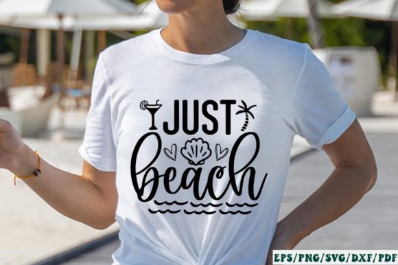 Just Beach Svg Graphic Crafts By Designer302