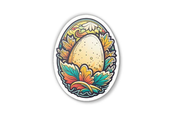 Happy Easter Day Sticker Graphic Illustrations By Graphic Ledger