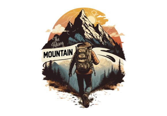 Discover the Great Outdoors by Hiking Graphic T-shirt Designs By Creative shirts