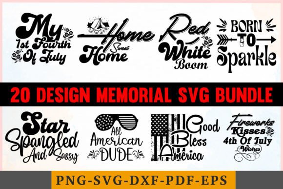 Memorial Svg Design Bundle Graphic Crafts By Squad Design Studio