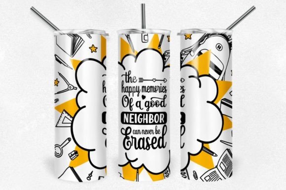Neighbors Skinny Tumbler PNG Sublimation Graphic Print Templates By AppearanceCraft