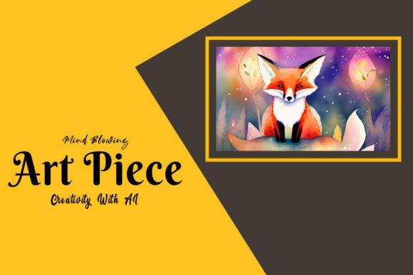 Creative Artistic Fox Painting Art 10 Graphic AI Sketches By Design BLOOM