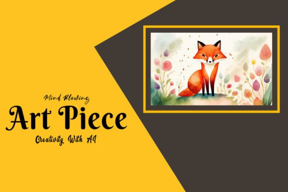 Creative Artistic Fox Painting Art 15 Graphic AI Sketches By Design BLOOM