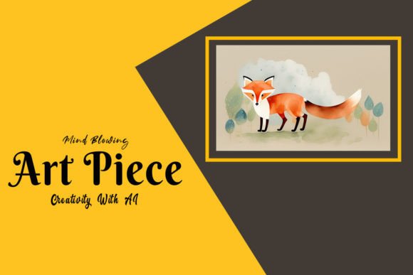 Creative Artistic Fox Painting Art 21 Graphic AI Illustrations By Design BLOOM