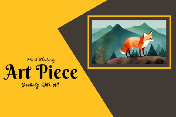 Creative Artistic Fox Painting Art 24 Graphic AI Illustrations By Design BLOOM