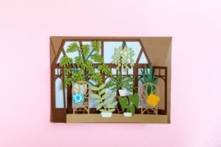 Sunroom Solarium Pop Up Box Card Floral compositions 3D SVG Craft By 3D SVG Crafts 5