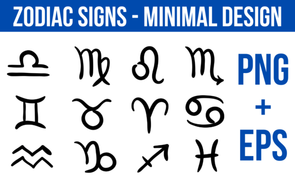 Zodiac Signs  Grafica Illustrazioni Stampabili Di Aladin